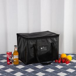 Hot draagbare koelkastzak geïsoleerde tas lunchbox thermische koeler tas vouwen mode picnic reist voedsel container draagtas tassen doos