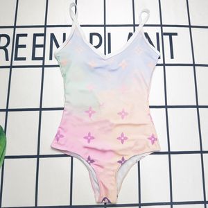 Heet geprinte vrouwen lange mouw één stuk één stuk badkleding zwemkleding ritssluiting halter bodysuit vrouwelijke bikini sets surfen op badpak