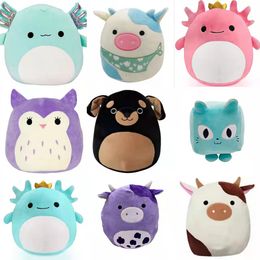 Produits chauds chauve-souris vache oreiller en peluche doux mignon poupée tissu poupée oreiller Festival cadeau en gros