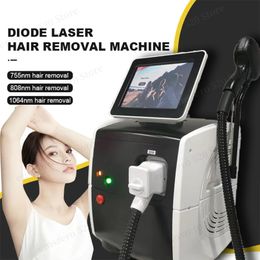 HOT Professionele Ontharing Laser 750 808 1064/808nm Diode Laser Machine Draagbare-Laser Ontharing-Machine CE-certificering