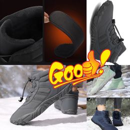Marque de qualité chaude hiver hommes bottes tactiques baskets en cuir imperméables chaussures chaudes pour hommes bottes de neige travail en plein air homme bottes de randonnée