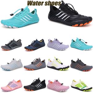 Chaussures d'eau de qualité chaude femmes hommes chaussures sandales d'extérieur natation plongée Surf vert bleu marron rose rouge séchage rapide prix bas