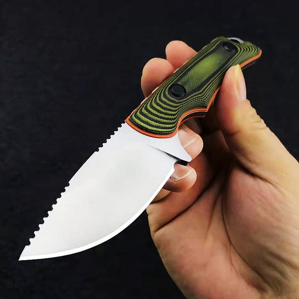 Hot R1235 Couteau droit de survie S30v Lame satinée Full Tang G10 Poignée Camping en plein air Chasse Pêche Couteaux à lame fixe avec Kydex