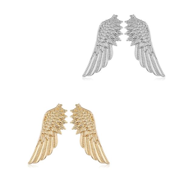 Broches de alas de ángel retro caliente broche broche pin de serpiente broches de solapa medalla para mujeres accesorios de cuello de cuello accesorios