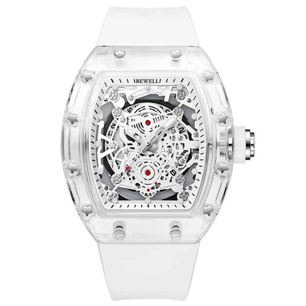 Montre à Quartz en Silicone Transparent pour hommes, matériau ABS, vente chaude, vente en gros d'usine, montre-bracelet OEM