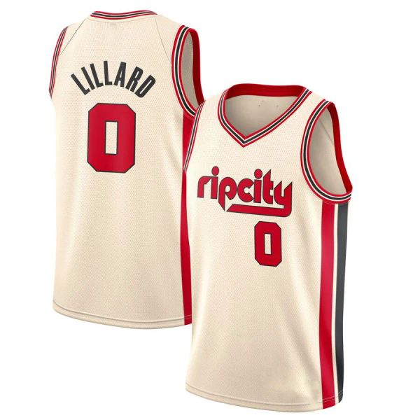 Vente chaude 0 Lillard Shaedon Basketball Jersey Damian 17 Sharpe Josh 11 Hart Anfernee 1 Simons Jusuf Nurkic Gary Payton Nassir Little Jerami Grant Basketball Jerseys