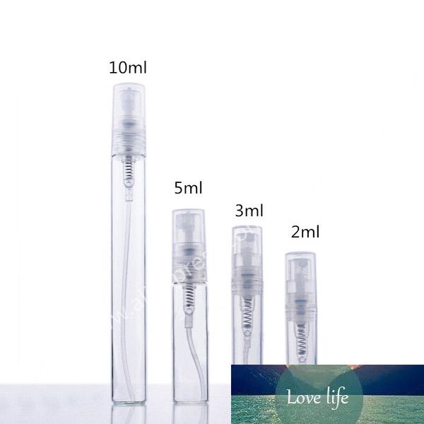 Flacons de pulvérisation de parfum vides en plastique transparent, flacons d'échantillon de parfum, vente en gros, 1000 pièces/lot, 2ml, 3ml, 5ml, 10ml, offre spéciale