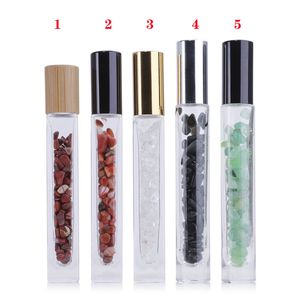 Bouteille à rouleau transparent à fond épais, avec roulement à billes en Jade et capuchon en aluminium, 10ml, 768 pièces/lot, offre spéciale