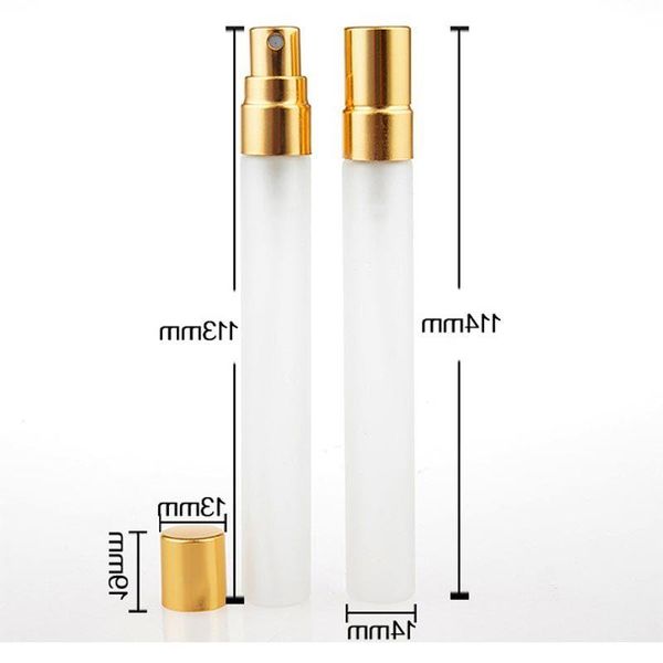 Vente chaude 10 ml Refipillable Mini Perfume Spray Publier avec atomiseur pulvérisateur Portable Travel Cosmetic Vide Grosted Bottle Xljwi