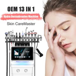 Venta caliente 13 en 1 H2O2 Hydro Dermabrasion Facial Diamond Peeling Machine Máquina de microdermoabrasión de agua Cuidado de la piel Equipo de belleza facial