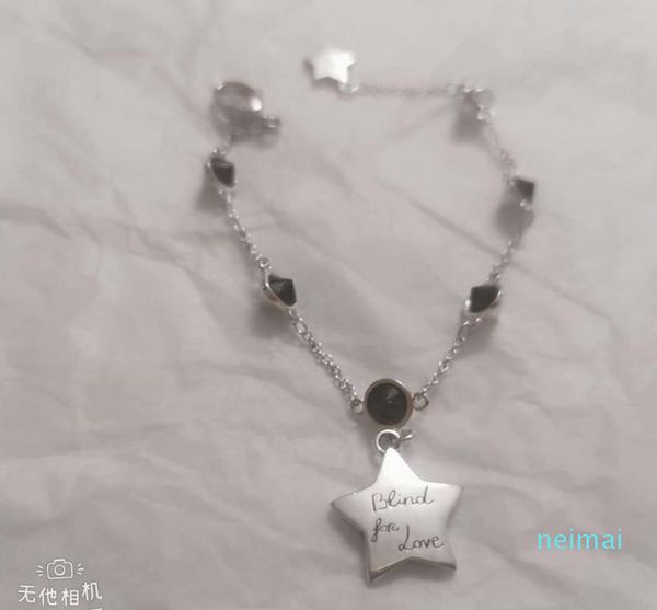 Gran oferta 2020 nueva doble G antigua plata tailandesa cinco puntas estrella gato pulsera hip hop moda nuevo regalo del Día de San Valentín