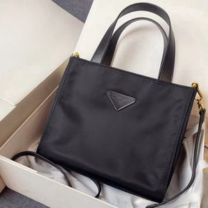 hete verkoop 2023 zwart nylon waterdichte handtas draagtas voor vrouwen luxe ontwerpers tas hoge capaciteit dames casual winkelen crossbody tas
