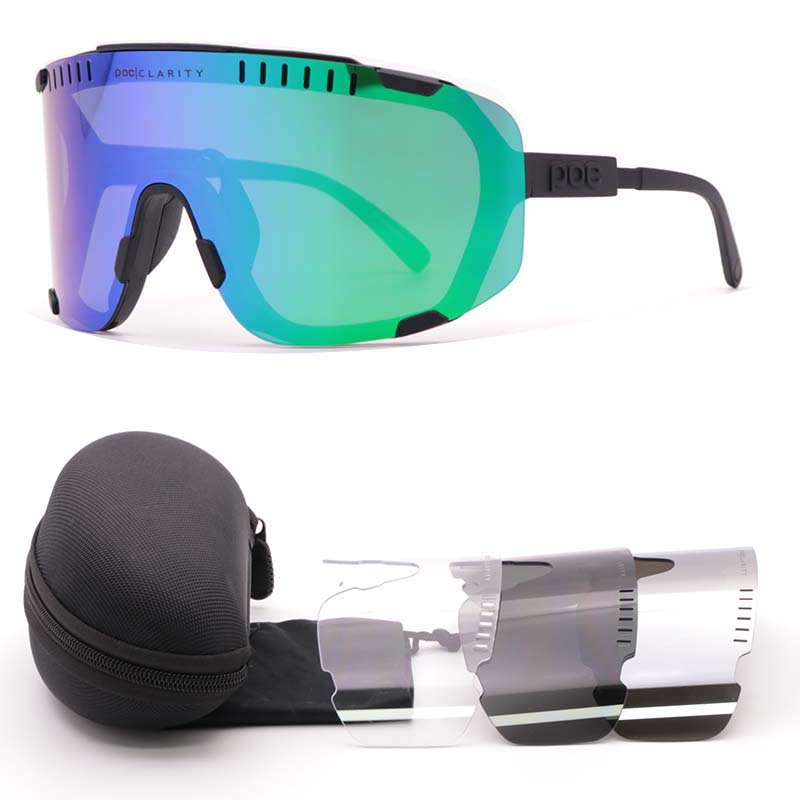 HOT SALE 2023 POC DEVOUR utomhus Eyewear UV400 Cycling Sports solglasögon Cykelglasögon MTB Mountain Bike Fiske vandring Ridning för män kvinnor