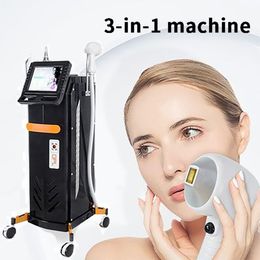 Offre spéciale 3 en 1 Diode Laser épilation 755 808 1064nm OPT rajeunissement de la peau tatouage sourcils lavage Nd Yag Pico poupée noire traitement vasculaire Salon de beauté