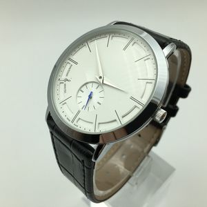 A la venta 40 mm pequeños tres agujas de cuero de cuarzo relojes para hombre moda casual hombres vestido diseñador reloj al por mayor regalos masculinos reloj de pulsera horloge