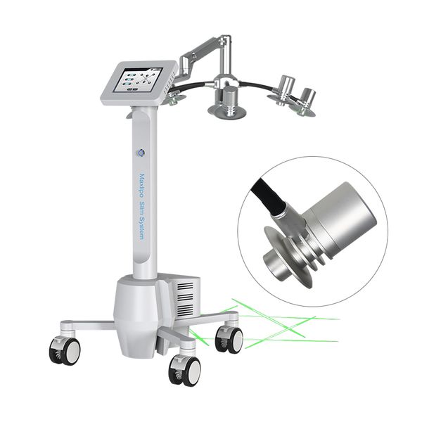 Venta caliente 532 nm Sistema de forma de láser de diodo Producto popular Desmontaje de grasa Dispositivo de belleza adelgazante 6D Sistema delgado