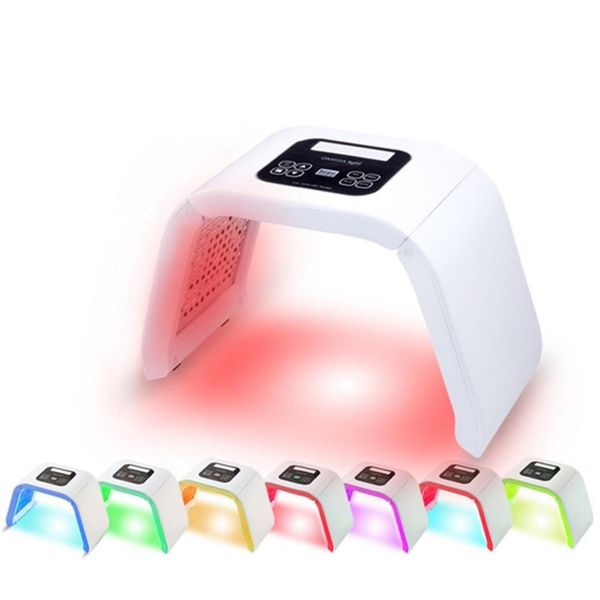 Offre spéciale 7 couleurs photothérapie lumière soins du visage Machine visage corps thérapie lampe PDT lumière LED