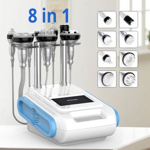 8 In1 40K Cavitation RF Chaud Froid Marteau Aspirateur 3Mhz Ultrasons Ultrasons Bio MYCHWAY Fat Loss Beauty Device