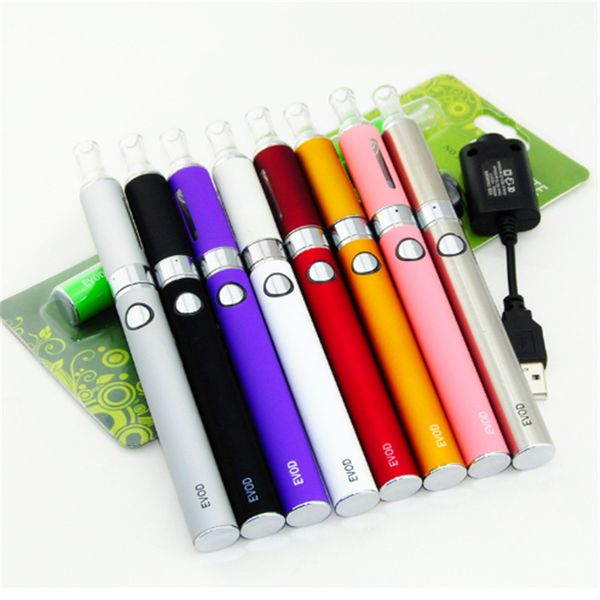 EVOD MT3 1100MAH Kit de blister de cigarette électronique de 1,6 ml de la batterie d'atomiseur d'EGO USB Charger E Vape