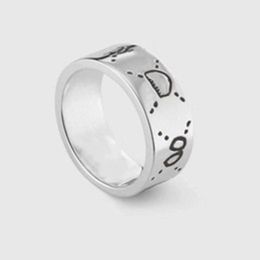 Offre spéciale 925 anneaux de crâne en argent sterling moissanite anelli bague pour hommes et femmes fête promesse championnat bijoux amoureux cadeau