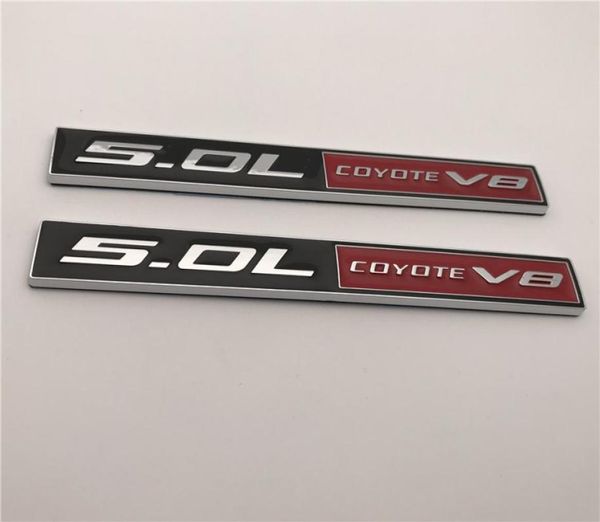 Vente chaude ABS 5.0L Coyote V8 Car Emblem Badge Decal Auto Logo Sticker Universal For pour Mustang Shelby4314803