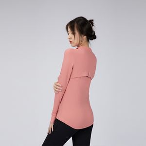 Gran oferta de conjuntos activos para mujer, ropa deportiva con cremallera, chaqueta deportiva de secado rápido, prendas de vestir, Yoga, gimnasio, poliéster profesional, ropa para correr en la nieve