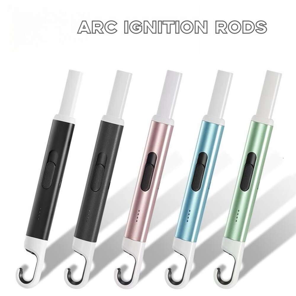 Hot Sale Arc Plasma Pulse USB Rechargeable Lighter Power Display Kitchen Outdoor Portable Windproof BBQ Candle Lighter Stick