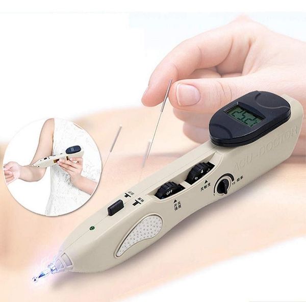 Offre spéciale stylo détecteur d'acupuncture automatique stylo de thérapie énergétique méridien électronique stylo Point de santé Machine de Massage d'acupuncture