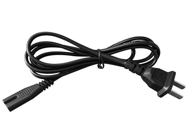 Venta caliente Cargador de batería EE. UU. AC Figura 8 Cable de extensión de alimentación Cable 2 clavijas 1.4 m para electrónica de consumo