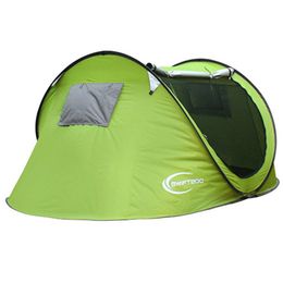 Hot Koop Strand Tent Buiten Tents Zomer Buiten Tents 2016 Camping Schuilplaatsen voor 2-3 personen Dubbele aluminium staaf tegen DHL Snelle verzending