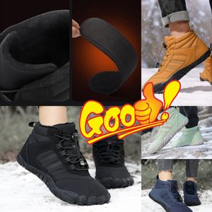 Hot koop Merk Winter Mannen tactische Laarzen Waterdichte Lederen Sneakers Warme Mannen schoenen Snowboots Werken Outdoor Man Wandelschoenen size35-48