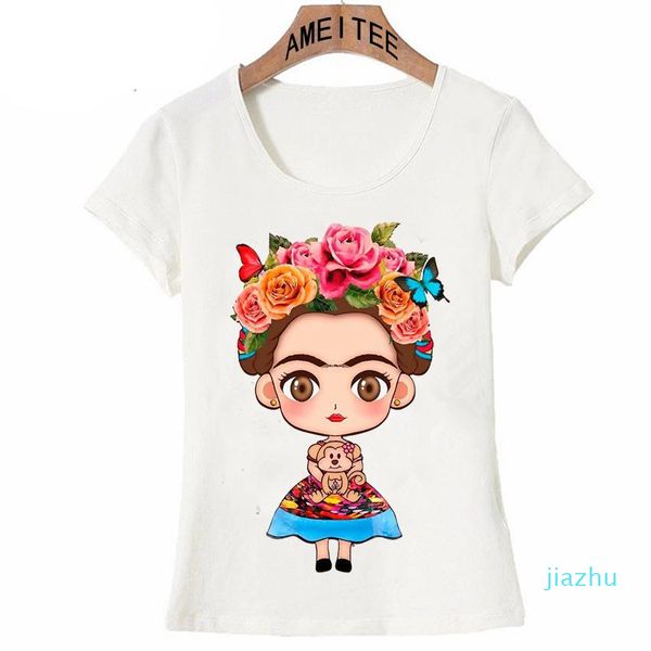 Vente chaude Charismatique Mignon Dessin Animé Art T-shirt D'été Mignon Femmes T-shirt Nouveau Design Hauts Fille T-Shirt Dames T-Shirts Occasionnels Mode T-shirt Court