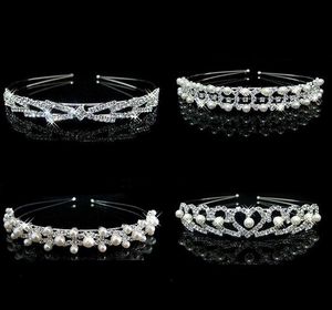 Offre spéciale charme mariage mariée demoiselle d'honneur diadème couronne bandeau coeur fleur filles amour cristal strass fête bijoux b179