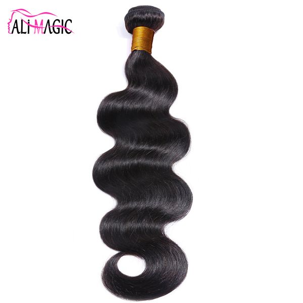 Vente chaude pas cher 100% 100g Fonts Brésiliens Human Hair Weave Hine Double Waft Ali Magic Factory Outlet Wholesale