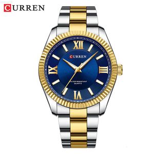 Gran oferta Reloj Curren 8453 para hombre relojes de cuarzo banda de acero inoxidable relojes de pulsera luminosos Reloj al por mayor Reloj de lujo Hora