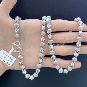 Collier chaîne à maillons personnalisé Pt950 en platine cubain pour hommes, offre spéciale