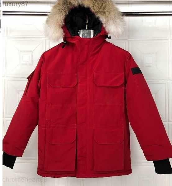 Offre spéciale veste de créateur confortable doux vers le bas imperméable respirant Softshell manteaux de sport en plein air Canadian Goose épaissir coupe-vent