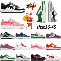 Venta caliente zapatos de diseñador mujeres Sta Low charol camuflaje Skateboarding jogging estrella zapatillas de deporte para hombre zapatos de baño