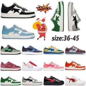 Offre spéciale chaussures de créateur femmes Sta bas en cuir verni Camouflage skateboard Jogging Star hommes baskets chaussures de bain 36-45