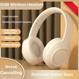 Hot Sale DR58 Wireless Bluetooth 5.0 -opvouwbare hoofdtelefoon Noise Hoofdtelefoon Hoofdband Sport Earbud -oortelefoon voor hardlopen