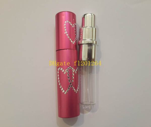 Livraison gratuite offre spéciale double amant étoile 5 ML parfum rechargeable bouteille vide vaporisateur atomiseur, 500 pcs/lot