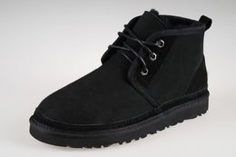 Vente chaude-EL SUEDE bottes d'hiver nouvelles bottes classiques pour hommes série Newm sangles botte chaude décontractée chaussures de course 40-45