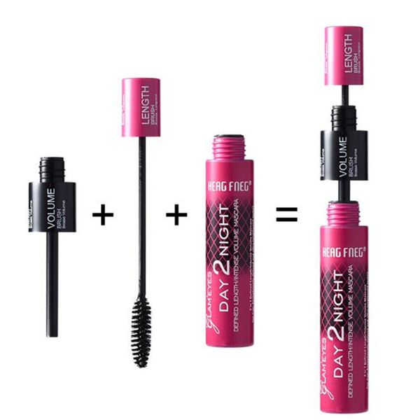 Vente chaude Visage Mascara Noir Mascara Étanche Haute Qualité Maquillage longue durée 3D fibre cils mascara DHL livraison gratuite