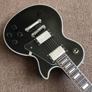 Hot Sale fabriek op maat gemaakte zwarte kleur gitaar met HighEnd Finish Professional