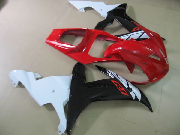 Venta caliente Kit de carenado para Yamaha YZF R1 2002 2003 rojo negro Blanco carenados set YZF R1 02 03 ER60