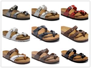 Meilleure Promo Arizona – sandales plates pour hommes et femmes, chaussures décontractées, avec boucle, de haute qualité, pantoufles d'été en cuir véritable