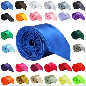 Hot koop! Mode T-shirt Heren Bruiloft Merk Tie Strakking 30 Pure 5cm Zwart Rood Blauw Corbatas DB05