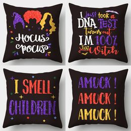 Vente chaude Halloween Base de coussin Coussin de coussin coussin coussin canapé-coussin coussin d'alpheen spooky halloween décorative décor