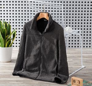 Vente chaude de haute qualité marque hommes sports de plein air chaud polaire col montant coupe-vent respirant cardigan polaire veste TAILLE M-4XL