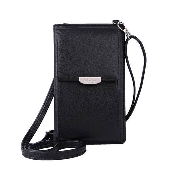 Gran oferta, Mini bolso de hombro tipo bandolera de marca de alta calidad, bolsillo para teléfono móvil para mujer, bolso de mano para mujer, bolsos de mano con cerrojo de cuero a la moda para mujer